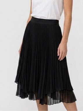 MaxMara Silk Midi Skirt